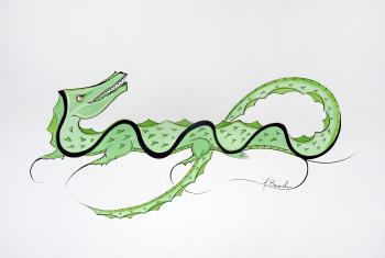 Gestural Alligator, 2025