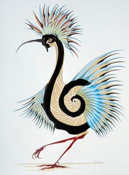 The Tumbleweed Gestural Bird (Right)