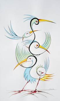 Summer Bird Tree No. 1