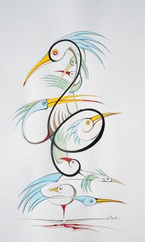 Summer Bird Tree No. 2