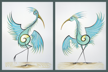 The Spring Forward Gestural Birds 