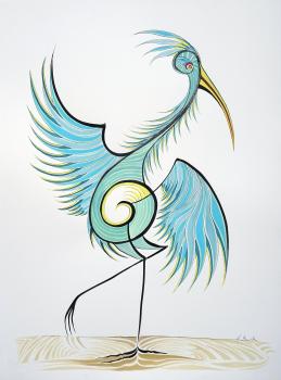 The Spring Forward Gestural Bird 