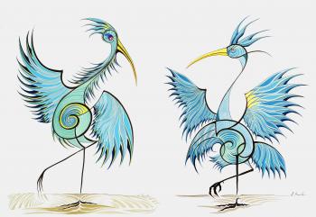 Come on Baby, Light my Fire Gestural Birds