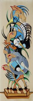 The Festival Totem Pole No. 2