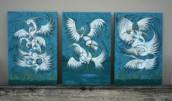 Bayou Birds 1, 2 & 3