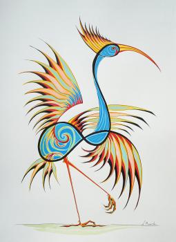 The Tropical Gestural Bird (Left)