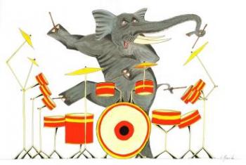 The Drumming Elephant