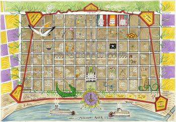 Historical Map of the French Quarter